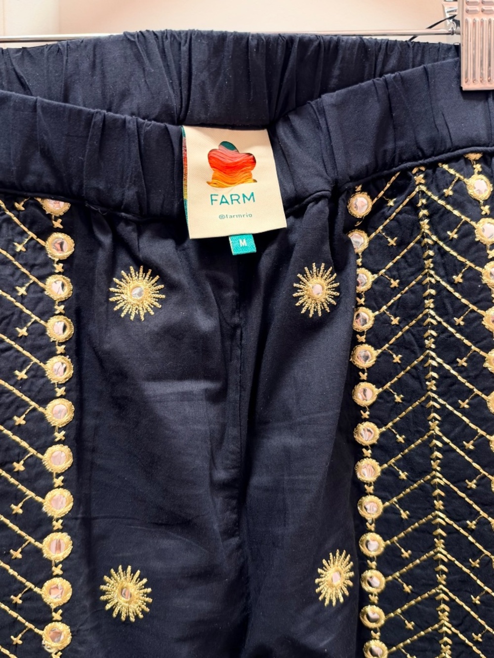 Farm Rio Embroidered Pants - Picture 3 of 4